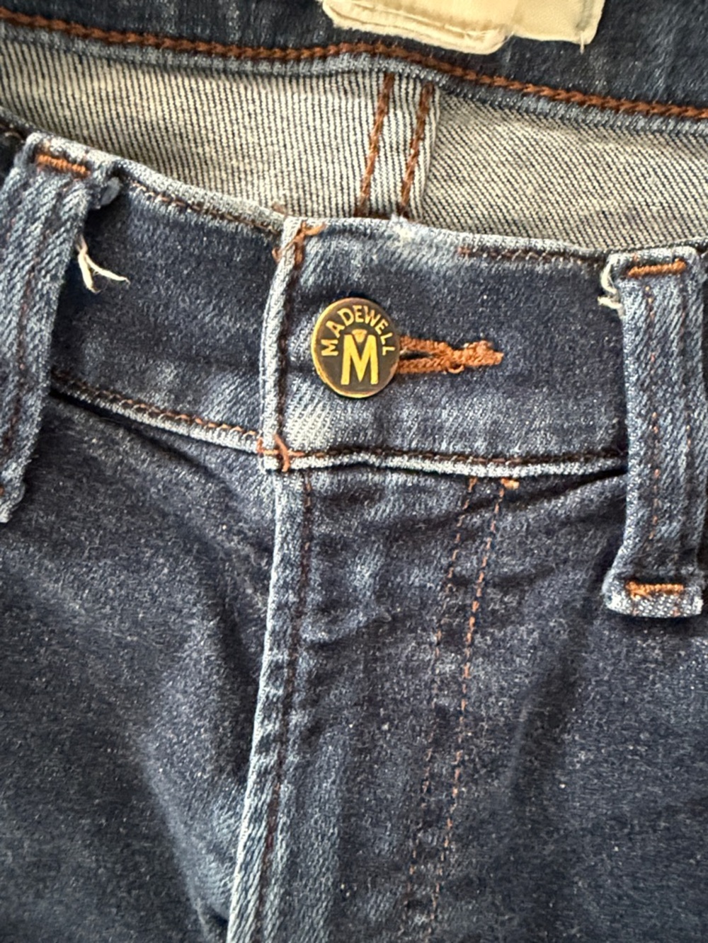 Madewell Slim Jeans Men’s 33x32 Blue Denim Straight Leg - Picture 6 of 8